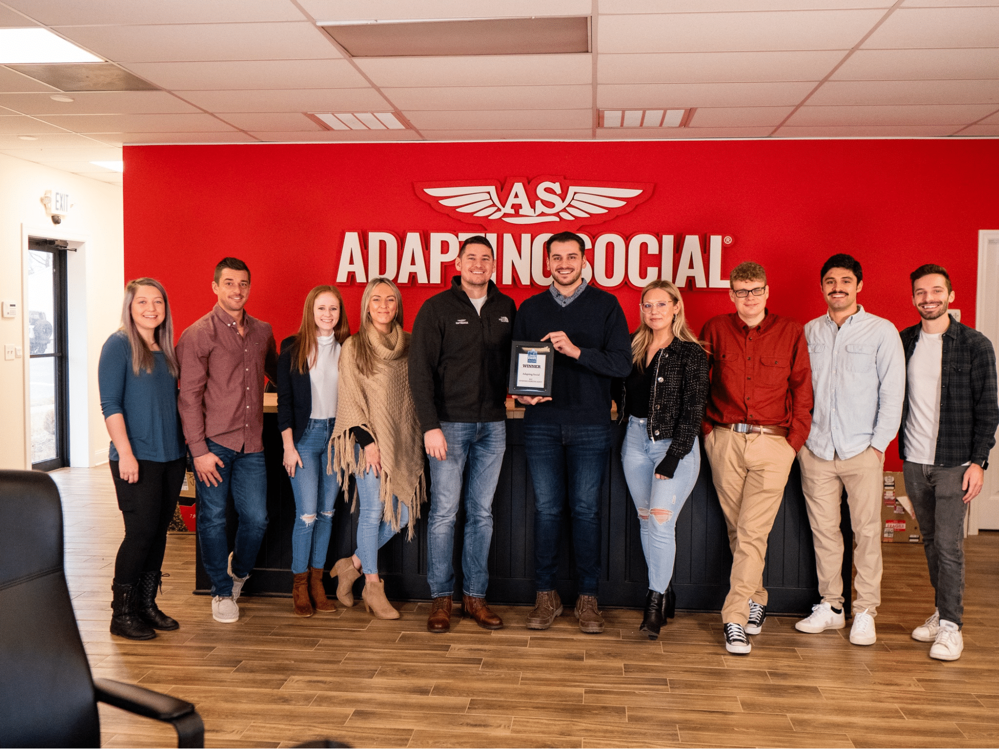 Adapting Social wins "Best of the Best" award as the Best Marketing Agency in Ocean County in 2022.